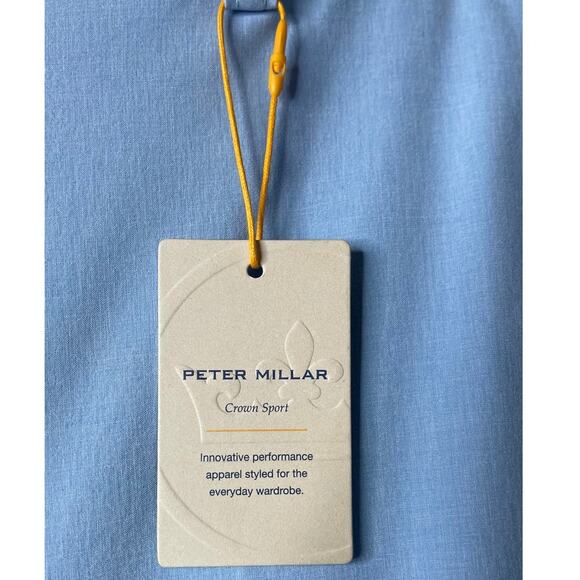 Peter Millar Shackleford Performance Hybrid Golf Short Cottage Blue Men’s 44 New - Picture 7 of 10